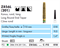 Алмазный инструмент ABACUS®, конус круглый, длинный Z856L-018C-FG 2743